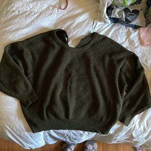 ZARA women’s oversized KNIT sweater